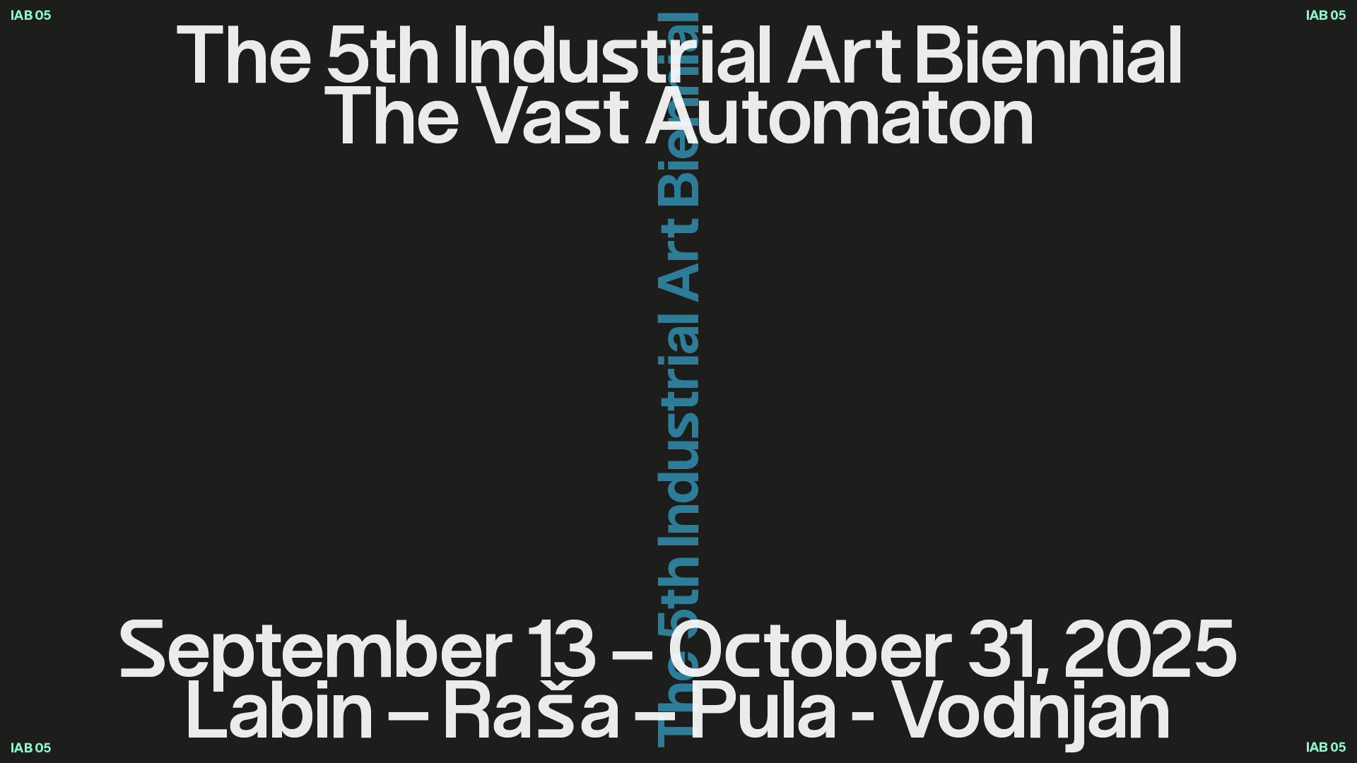 The 5th Industrial Art Biennial Banner: The 5th Industrial Art Biennial